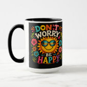 Don't Worry, Be Happy, 涼しい日差し マグカップ (左)