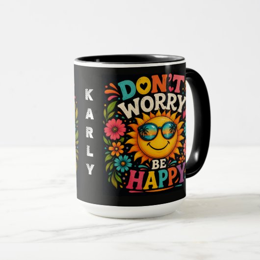 Don't Worry, Be Happy, 涼しい日差し マグカップ (正面右)