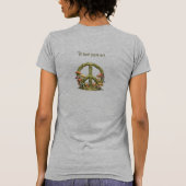 Don't Worry, Be Hippie Small Back Image  T-Shirt Tシャツ (裏面)