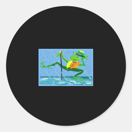 Dont Worry Be Hoppy Toddler  ラウンドシール (正面)