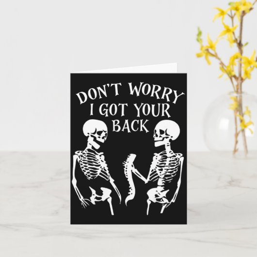 Dont Worry I Got Your Back _1 カード (黄色い花)