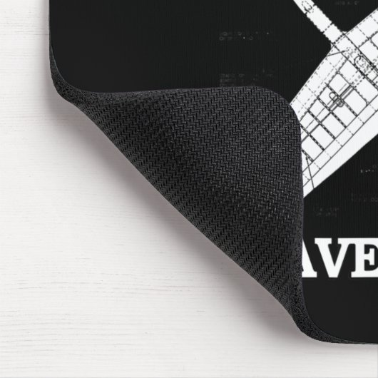 Don't Worry, I Have A Plan. Funny Airplane Model P マウスパッド (コーナー)