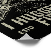 Dont Worry I Hugged It First Funny Lumberjack Logg ポスター (角)