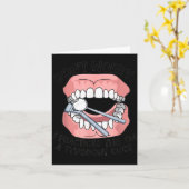 Don't Worry I Practiced This On A Tydont Once Dent カード (黄色い花)