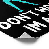 Don't Worry Im A Tank Gaming Mmo Rpg Funny ポスター (角)