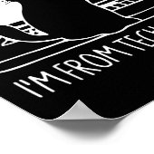 Don't Worry I'm From Tech Suprt Funny Cat  ポスター (角)