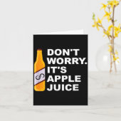 Don't Worry It's Juice Apparel  カード (黄色い花)