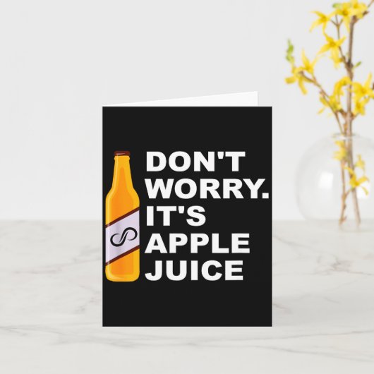 Don't Worry It's Juice Apparel  カード (黄色い花)