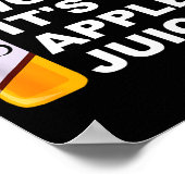 Don't Worry It's Juice Apparel  ポスター (角)