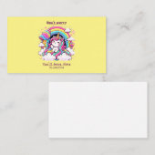 Don't Worry, You'll Have Time for Everything" 名刺 (正面/裏面)