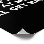 Don't Yell At Me I'll Get Hard Apparel  ポスター (角)