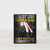 Don't You Dare Disrespect Our Flag カード (正面)