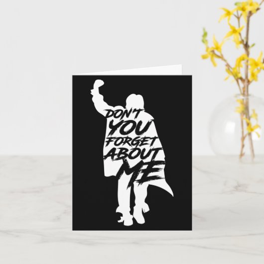 Don't You Forget About Me Long Sleeve  カード (黄色い花)