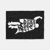 Don't You Forget About Me Long Sleeve  フリースブランケット (正面(横))