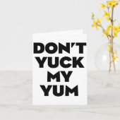 Don't Yuck My Yum  カード (黄色い花)