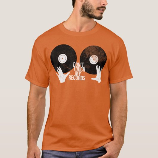 Dontouch My Records Vinyl Records LP Collector Gee Tシャツ (正面)