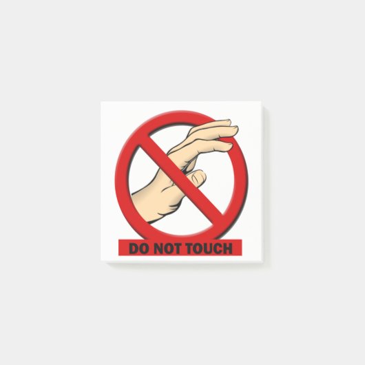 Don'tTouch投稿3x3 ポストイット (正面)