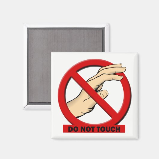 Don'tTouch磁石 マグネット (正面/裏面)