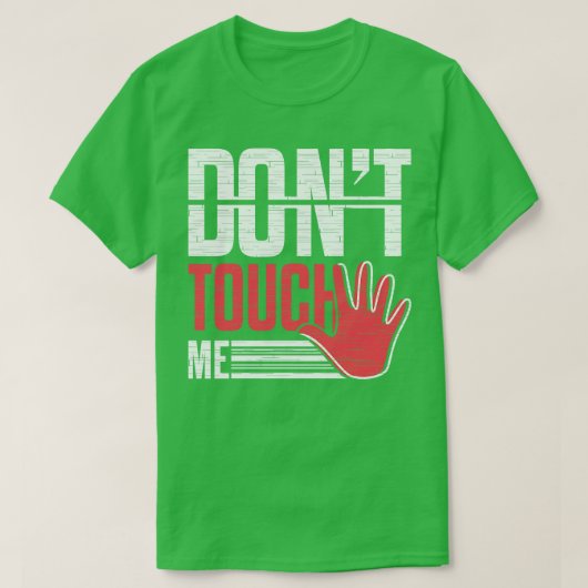 DontTouch私の社会的距離 Tシャツ (デザイン正面)