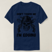 DontTouch私のEdging Tシャツ (デザイン正面)