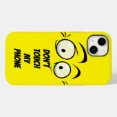 Don'tTouch電話の黄色のiPadケース&スキン Case-Mate iPhoneケース (裏面 (横))