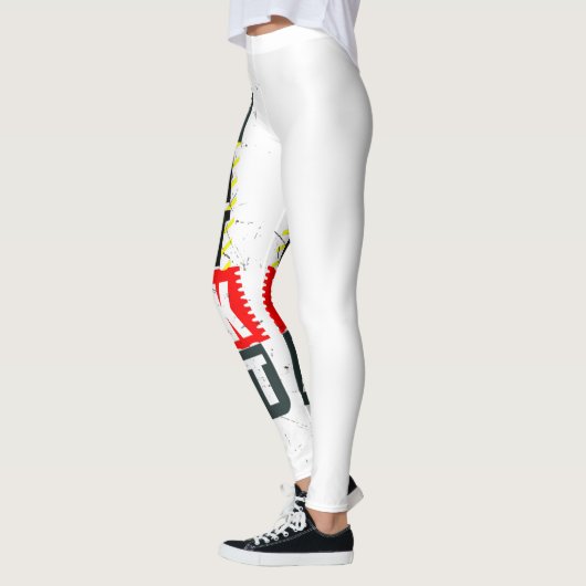 Dont'Wish for itのモチベーション引用文 レギンス (左)