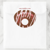 donuロゴ， www.iamdonu.com ラウンドシール (バッグ)