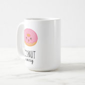 DONUT で安心 コーヒーマグカップ (正面左)