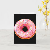 Donut Adult Kids Men Women Doughnut Costume  カード (黄色い花)