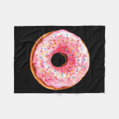 Donut Adult Kids Men Women Doughnut Costume  フリースブランケット (正面(横))