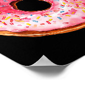 Donut Adult Kids Men Women Doughnut Costume ポスター (角)