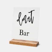 Donut bar wedding Acrylic sign アクリルサイン (傾斜)