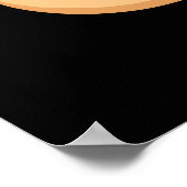 Donut Be Jelly Funny Food Pun Dark BG ポスター (角)