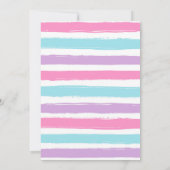 Donut Birthday Party Invitation 招待状 (裏面)