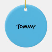 Donut Boxer Fighter dessert fried dough sugar セラミックオーナメント (裏面)