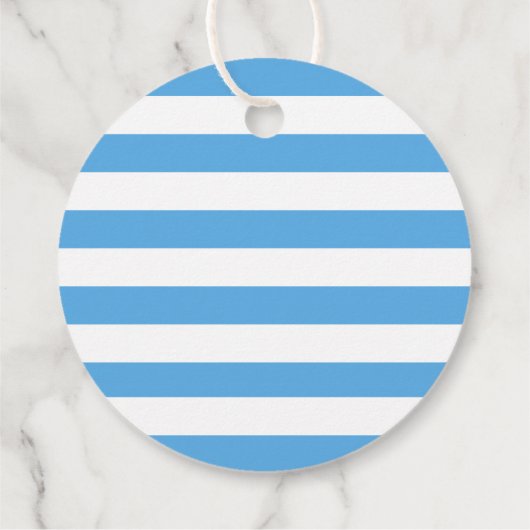 Donut Boysモダン Baby Shower Sprinkleありがとう フェイバータグ (裏面)