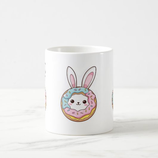 Donut Bunny mug コーヒーマグカップ (中央)