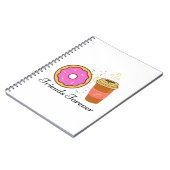 donut coffee friends forever ノートブック (左側)