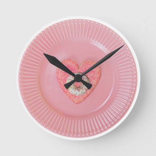 Donut design, round wall clock  ラウンド壁時計 (正面)