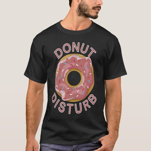 Donut Disturb Sörr Mich Nicht  Funny Snack Fitness Tシャツ (正面)