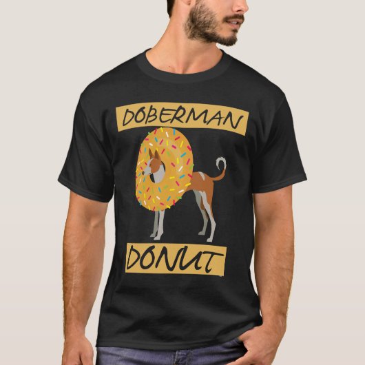 Donut Doberman Tシャツ (正面)