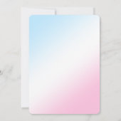 Donut Gender Reveal InvitatIon Card 招待状 (裏面)