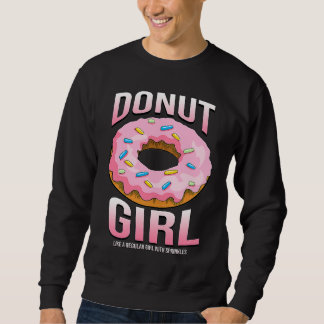 Donut Girl  for Women  Sprinkles Food スウェットシャツ