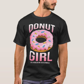 Donut Girl  for Women  Sprinkles Food Tシャツ