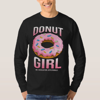 Donut Girl  for Women  Sprinkles Food Tシャツ