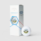 Donut Give Up Funny Golf Ball Pun Gift ゴルフボール (パッケージング)