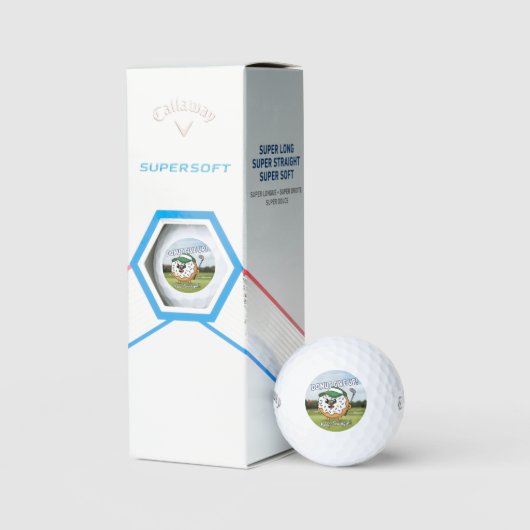 Donut Give Up Funny Golf Ball Pun Gift ゴルフボール (パッケージング)