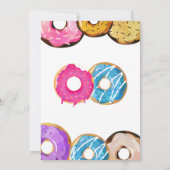 DoNut Grow Up誕生日招待状カード (裏面)