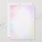 Donut Grow Up Donut Birthday Party Invitation 招待状 (裏面)