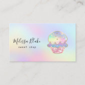 donut logo pastel colors background 名刺 (正面)